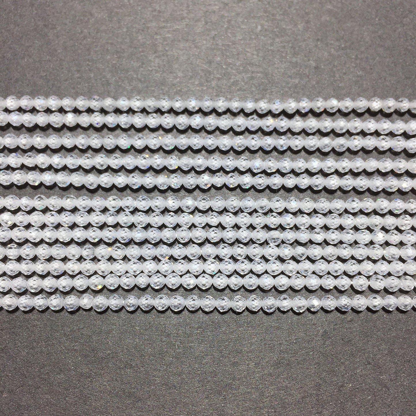 Natural White CZ Small Size Loose Beads