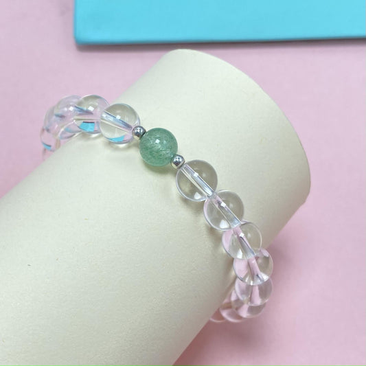 Natural Clear Quartz to Improve Body and Health Crystal Bracelet