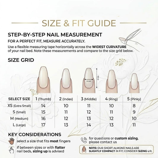 #4 Press-On Nails Box Handmade, Reusable, Unique Styles