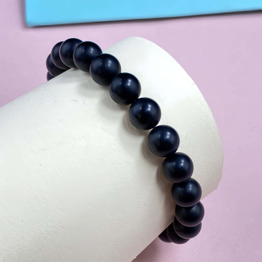 Matte Onyx for Protection and Apotropaic Briaded Rope Crystal Bracelet