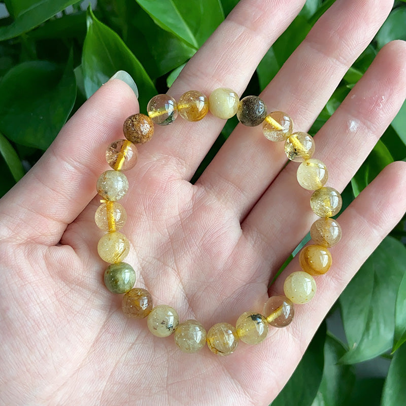 Mix Rutilated Quartz Bracelet $19.99/PC