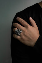 Load image into Gallery viewer, Retro Sheep Head Skull Silver Rings