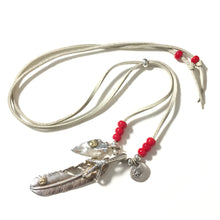 Load image into Gallery viewer, Retro Takahashi Goro Eagle Claw Feather Necklace Set