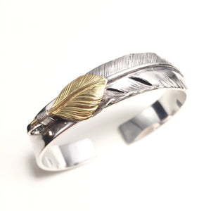 925 Sterling Silver Goro's Feather Bracelet