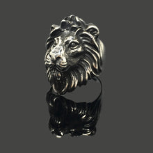Load image into Gallery viewer, Lion Head Retro 925 Sterling Silver Ring