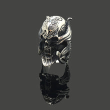 Load image into Gallery viewer, Retro 925 Sterling Silver Skull Skeleton Ring
