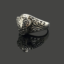 Load image into Gallery viewer, Antique Retro Secret Box 925 Sterling Silver Rings