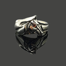 Load image into Gallery viewer, Horse Head Retro 925 Sterling Silver Ring
