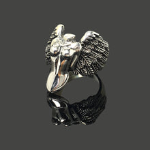 Load image into Gallery viewer, Angle Wings Retro 925 Sterling Silver Ring