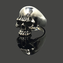 Load image into Gallery viewer, Vintage Silver Skull Men's Ring