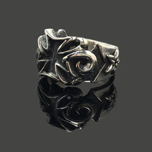 Load image into Gallery viewer, Gothic Iron Cross Vintage Sterling Silver Men Ring