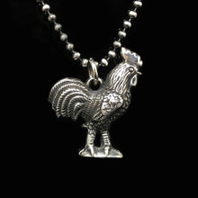 Load image into Gallery viewer, Retro Rooster 925 Sterling Silver Pendant