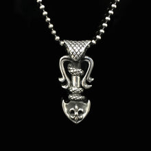 Load image into Gallery viewer, Retro 925 Silver Snake Animal Pendant