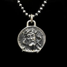 Load image into Gallery viewer, Top Hand Silver Retro 925 Sterling Silver Round Medallion Charm