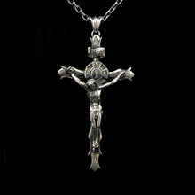 Load image into Gallery viewer, Jesus Cross 925 Silver Pendant