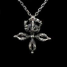 Load image into Gallery viewer, Elephant Trunk Instrument Pendant Retro 925 Sterling Silver