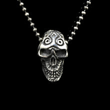 Load image into Gallery viewer, Retro Skull 925 Sterling Silver Pendant