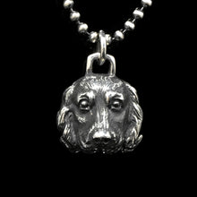 Load image into Gallery viewer, Retro 925 Sterling Silver Dog Head Pendant
