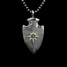 Load image into Gallery viewer, Arrowhead with Sun Pendant