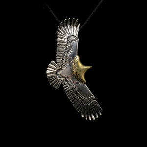 925 Silver Eagle Pendant Takahashi Goro