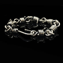 Load image into Gallery viewer, Retro Sterling Silver Twisted Rope Clasp Chain