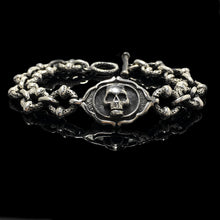 Load image into Gallery viewer, Retro Sterling Silver Chain Bracelet