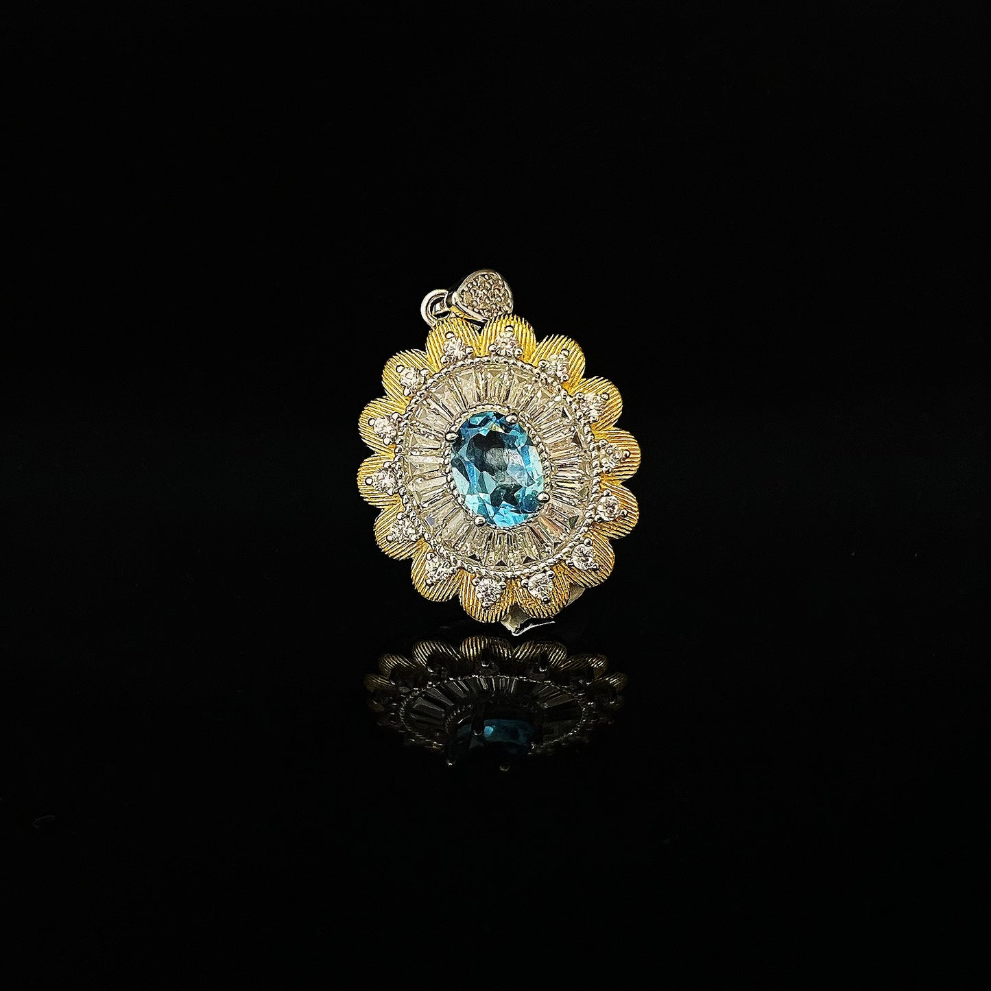 S925 Silver Topaz pendant-Ivan's Live Show