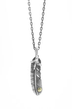Load image into Gallery viewer, Takahashi Goro Left Feather Necklace Set Retro 925 Silver
