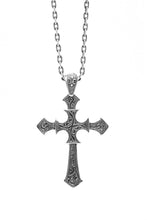 Load image into Gallery viewer, Antique Pattern Cross 925 Silver Pendant