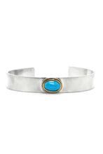 Load image into Gallery viewer, Takahashi Goro Turquoise Bracelet 925 Sterling Silver