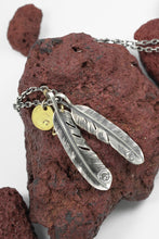 Load image into Gallery viewer, Eagle Claw Feather Necklace Set Retro Takahashi Goro 925 Sterling Silver