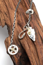 Load image into Gallery viewer, Japan Takahashi Goro Feather Necklace Set Retro 925 Sterling Silver