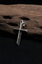 Load image into Gallery viewer, Double Side Antique Cross 925 Silver Pendant