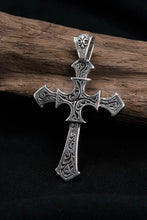 Load image into Gallery viewer, Antique Pattern Cross 925 Silver Pendant