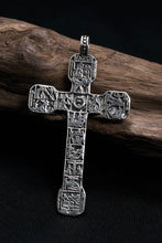 Load image into Gallery viewer, Jesus Large Cross 925 Silver Pendant