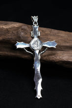 Load image into Gallery viewer, Jesus Cross 925 Silver Pendant