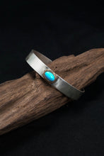 Load image into Gallery viewer, Takahashi Goro Turquoise Bracelet 925 Sterling Silver