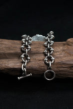Load image into Gallery viewer, Retro Sterling Silver Chain Bracelet
