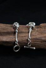Load image into Gallery viewer, Retro 925 Sterling Silver Skeleton Head Bracelet