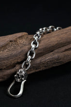 Load image into Gallery viewer, Retro S925 Sterling Silver Skull Bracelet