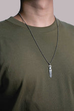 Load image into Gallery viewer, Small Feather Leaf Retro 925 Silver Pendant Takahashi Goro