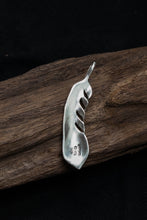 Load image into Gallery viewer, Feather Leaf Retro 925 Silver Goro Takahashi Pendant with Red Turquoise