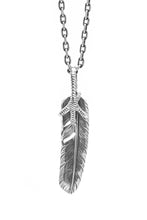 Load image into Gallery viewer, Right Eagle Claw Feather Retro 925 Silver Leaf Goro Takahashi Pendant
