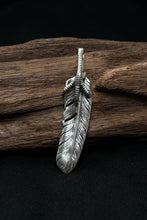 Load image into Gallery viewer, Right Eagle Claw Feather Retro 925 Silver Leaf Goro Takahashi Pendant