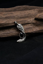 Load image into Gallery viewer, Right Retro 925 Silver Pendant with Black Onyx