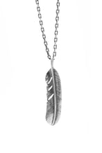 Load image into Gallery viewer, Right Feather Simple Leaf Retro 925 Silver Goro Takahashi Pendant
