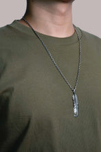 Load image into Gallery viewer, Right Feather Simple Leaf Retro 925 Silver Goro Takahashi Pendant