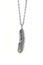 Load image into Gallery viewer, Right Feather Simple Leaf Retro 925 Silver Goro Takahashi Pendant