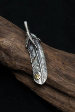 Load image into Gallery viewer, Right Eagle Claw Feather Retro 925 Silver Pendant Japan Takahashi Goro