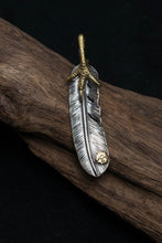 Load image into Gallery viewer, Left Eagle Claw Feather Retro 925 Silver Pendant Japan Takahashi Goro with Sign